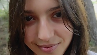 A Mature Man Takes Advantage Of A Young Girl In The Woods And Ejaculates Inside Her