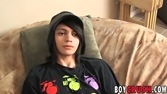 Boycrush'S High-Definition Video Of A Stunning Young Man Masturbating And Ejaculating During An Interview