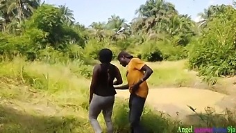 Okoro, The Diligent Huntsman, Engages In Passionate Intercourse With A Stunning African Local Farm Owner In A Public Setting. Despite The Risk Of Being Discovered By Her Husband'S Brother, Who Secretly Records The Encounter, Okoro Nearly Satisfies His Partner With His Impressive Size. Watch The Complete Video On The Red Platform For A Truly Unforgettable Experience.