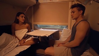 Amateur Teen Gets Fucked Hard On A Train