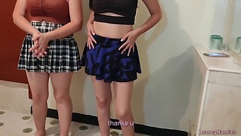 Two Young Stepsisters Audition For A Dance Job And End Up Seducing The Agent