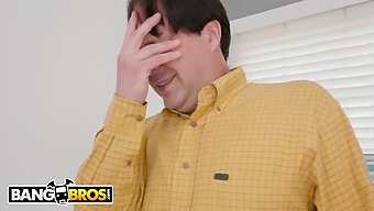 Ella Knox, A Busty Young Girl, Engages In Sexual Activity With Her Stepfather As Part Of The Bangbros Series