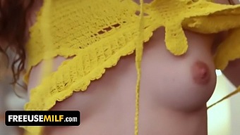 Hardcore Threesome With Mature Mom And Stepdaughter In Freeuse Milf Video