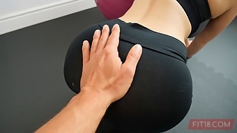 Pov Video Of Amalia Davis, A Stunning Teen With Big Tits, Getting Anal Creampie