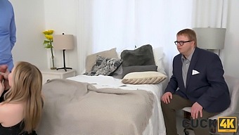 Wife'S Shaved Pussy Gets Fucked By Cuckold In Hd