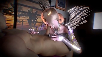 A Busty Celestial Being Enters My Bedroom