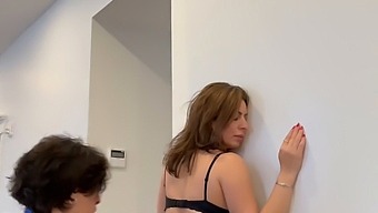 Brown-Eyed Beauty With A Big Ass Gets Fucked On Camera