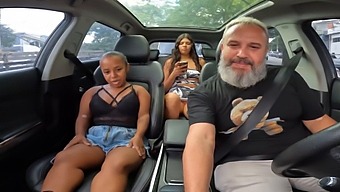Anâzinha Do Mau Strips Down And Gets Wild In A Car In São Paulo