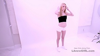 Stunning Blonde Babe Takes It Up The Ass In Audition Tape