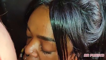 Brother-In-Law'S Large Penis Gets Deepthroated By Sister-In-Law Almost Caught By Father
