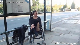Public Display Of Exhibitionism By A Disabled Adult Entertainer