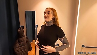 British College Girl Azura Alii Experiences Double Penetration In Fitting Room