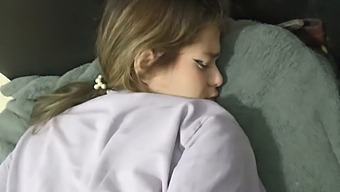 Amateur Stepbrother And Stepsister Engage In Anal Sex On Furniture During Party
