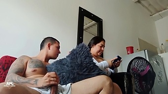 I Pleasure Myself While Observing My Stepsister'S Derriere, And When She Stumbles Upon Me With My Member Idle, She Craves To Straddle It.