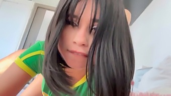 Brazillian Stepsister Takes A Facial In Hardcore Encounter